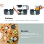 Babymoov Nutribaby One Robot Cuiseur Bébé Multifonctions 4 en 1 - Cuiseur Vapeur Mixeur, Intuitif, Capacité 2L, Petits Pots Bébé