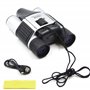 FISHTEC ® Jumelles Caméra Numérique – Enregistre Photos et Vidéos - 10x25 - Grossissement x10 - Champ de 101 à 1000m - A9-3h d'a