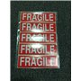 Etiquettes "FRAGILE" LOT DE 10 ÉTIQUETTES
