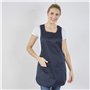 Hurry Jump Tablier Chasuble Blouse chasuble Coloris Marine Encolure Carrée Taille coté reglable par pression