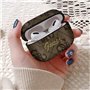 Guess GUAP4GSMW Housse pour AirPods Pro 4G Script Metal Collection Marron Brun