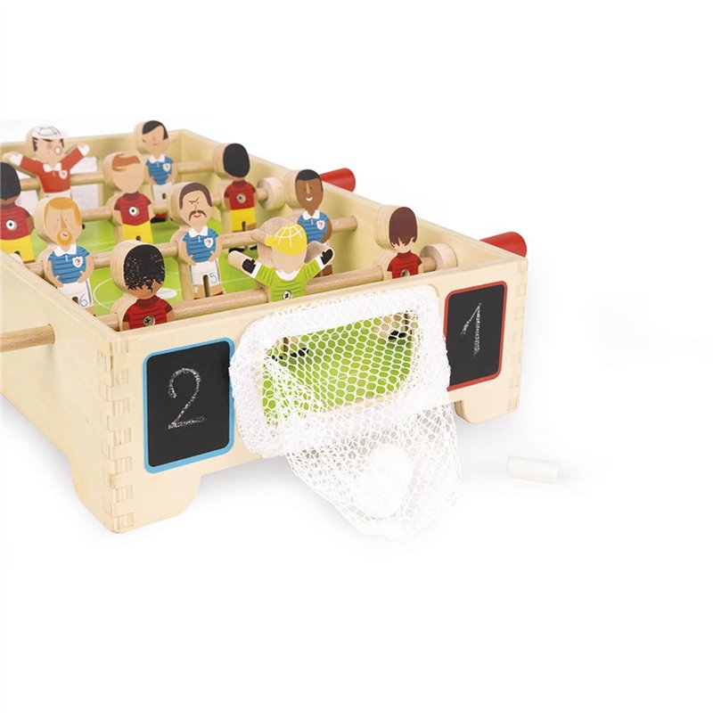 Image secondaire de Janod - Mini Babyfoot de Table en Bois Champions - Dès 3 Ans, J02070, Multicolore