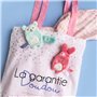 Doudou et Compagnie - Doudou Lapin Bonbon - 75 cm - Taupe - Cadeau De Naissance - 1249