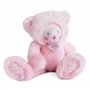 Doudou et Compagnie - Peluche Ourson - 30 cm - Rose - Trop Mimi - DC3552