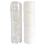 AQUAWATER - 105008 - Kit standard - 1 filtrante bobinée 20 microns et 1 anticalcaire pour filtrer les impuretés contenues dans l