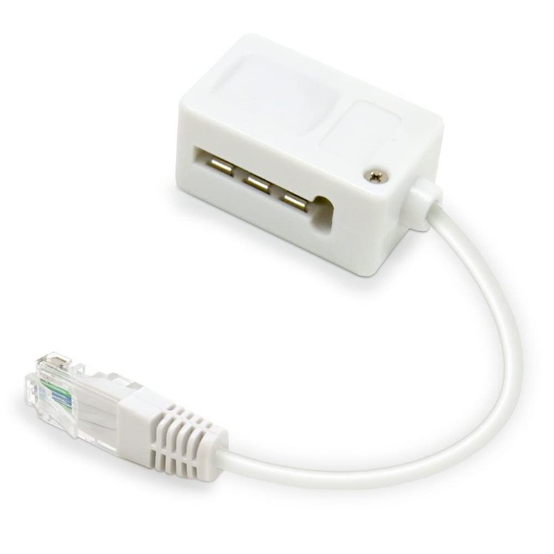 Waytex 39341 Adaptateur, Connectez votre téléphone avec la prise PTT à une prise RJ45