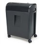 WAYTEX 77323 Destructeur de Documents Coupe Croisée 10 Feuilles - CD et DVD - Bac Tiroir 14L - sur roulettes – Rapide et Perform