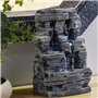 Zen'Light - Fontaine d’Intérieur Grand Canyon - Cascade Nature Effet Pierre - SCFR 150, Gris, 19 x 24 x 32 cm