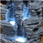Zen'Light - Fontaine d’Intérieur Grand Canyon - Cascade Nature Effet Pierre - SCFR 150, Gris, 19 x 24 x 32 cm
