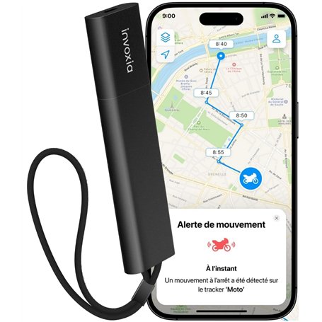 Tracker GPS Invoxia Pro - Localisation en Temps Réel - 1 an d'abonnement inclus - pour Voitures