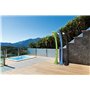 Formidra - Douche Solaire Cobra 32L - DS-C720VE - Douche Solaire Extérieure avec Rince Pieds pour Jardin - Chauffage par Énergie