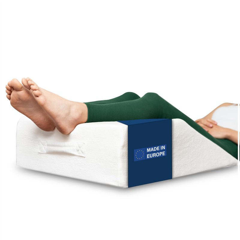Dreamzie Coussin Élévateur de Jambes Coussin Thérapeutique Repose Jambe Mémoire de Forme - Douleur de Dos, Genoux, Post Opératoi