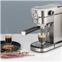 H.Koenig Machine Expresso Automatique Professionnelle Pression 20 Bar EXP820, Inox, Portable, Système thermoblock, 1.1L, Pompe b