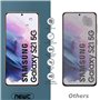 NEW'C Lot de 2, Verre Trempé pour Samsung Galaxy S21 5G (6.2), Film Protection écran -sans Bulles d'air -Ultra Résistant (0,26mm
