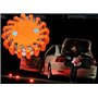 Balise de signalisation Pro gyrophare Pro 16 LEDs Orange Rechargeable LEDwarning, aimantée et Flottante Vendeur et Stock en Fran