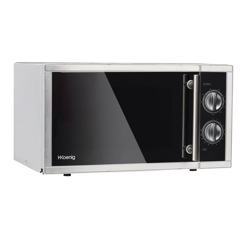 Image secondaire de H.Koenig Four Micro-Ondes Grill 2 en 1 23L VIO7 1000W, Plateau Tournant 27cm, Multifonction 9 Programmes, Décongélation, Cuisson
