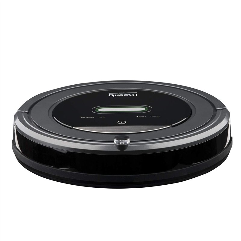 H.Koenig Swrc90 Aspirateur Robot avec Technologie Watermop+ Silencieux Gris Anthrasite