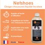 Koolnet NETSHOES Cirage Liquide Incolore 500 ML - Utilisation Facile avec Cireuse, Machine à Cirer ou Manuellement - Soin Profes
