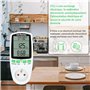 Wattmètre - Compteur de Consommation Électrique - FISHTEC ® - Prise Contrôle Cout Consommation Electrique - Prise Compteur d'Éne