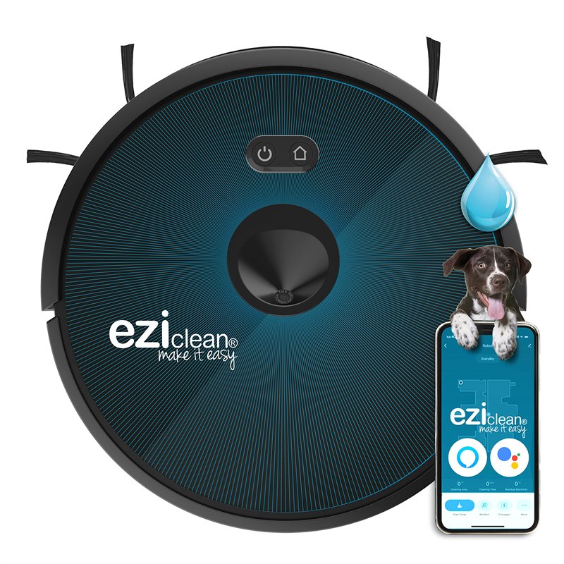 Robot aspirateur laveur connecté eziclean® Aqua connect x650