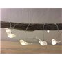 Guirlande Lumineuse Intérieure I 15 Oiseaux Blancs I LED Blanc Chaud I Longueur de 2m I Alimentation USB I Déco Chambre Enfant S