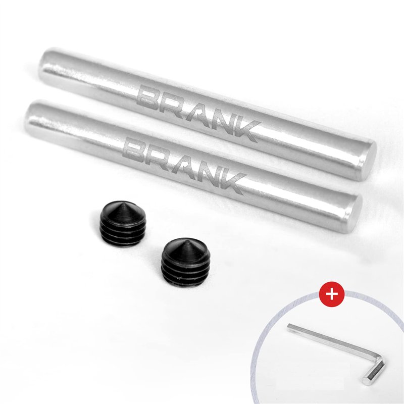 BRANK SPORTS® Kit de lestage pour Corde à Sauter Brank Rope | 2 Poids de 60g chacun, 2 écrous et 1 Clef Allen Offerte