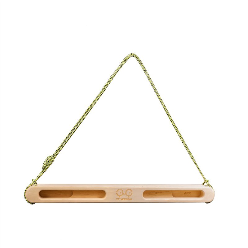 YY Vertical – La Baguette – agrès d’Escalade en Bois Mini – hangboard Compact pour entraînement, Suspension et Musculation – Acc