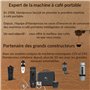 Handpresso – Cafetière 12V Handcoffee Auto 21000 | Machine a cafe voiture - Cafetiere 12v pour dosette Senseo - Cafetiere pour v