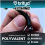 trifyd ® - Leurre Souple Truite Shad de 5 cm, Le Pack de 20 leurres de pêche + 5 têtes plombées