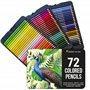 Zenacolor - 72 Crayon de Couleurs Professionnel