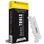 Boite de 50 lames pour rasoir droit coupe-choux lame interchangeable - BARBER TOOLS