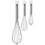 WMF Profi Plus Lot de 3 fouets en Acier Inoxydable partiellement dépoli Passe au Lave-Vaisselle