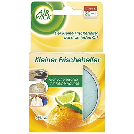 Air Wick Petit assistant de fraîcheur citrus - Désodorisant en gel pour petits espaces