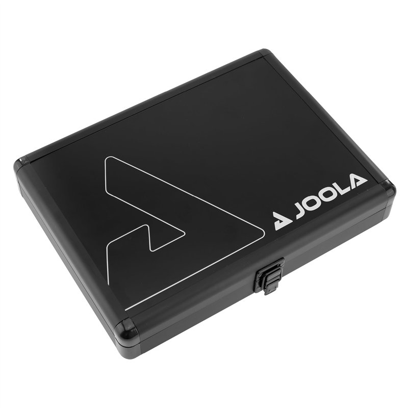 JOOLA Bat Case Housse de Tennis de Table en Aluminium pour 1 Raquette de Tennis de Table et 3 balles de Tennis de Table Noir 29