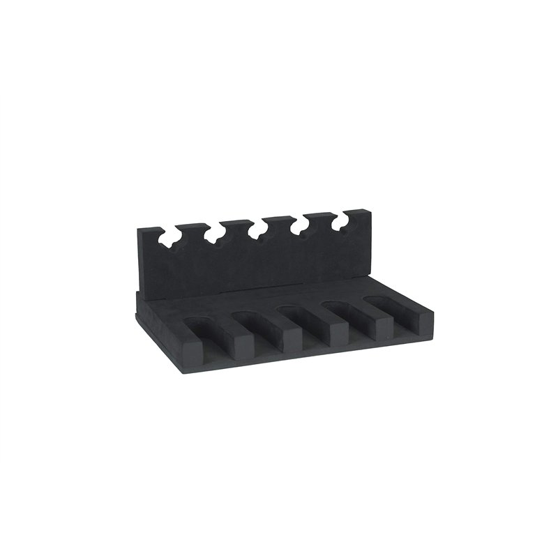 BURG-WÄCHTER Support d’armes de poing pour coffre-fort, Râtelier d’armes pour 5 armes de poing, Mousse ferme, KWH 5, Noir