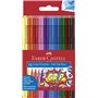 Faber-Castell 516021 Lot de 10 Feutres Grip Colour