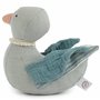 BIECO Doudou Canard | 20 cm | Lin & Coton Pour Bébé | Peluche Canard | Doudou et Compagnie | Cadeau Naissance Garçon Fille