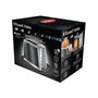 Russell Hobbs Grille Pain [Pour 2 Tranches] Luna Gris Inox (2 Fentes extra larges, 6 Niveaux de Brunissage rapide, Surélévation 