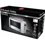 Russell Hobbs Grille Pain [Fente longue 2 Toasts/ 1 Tranche baguette] Elegance Acier chromé (Fente large, 6 Niveaux de Brunissag