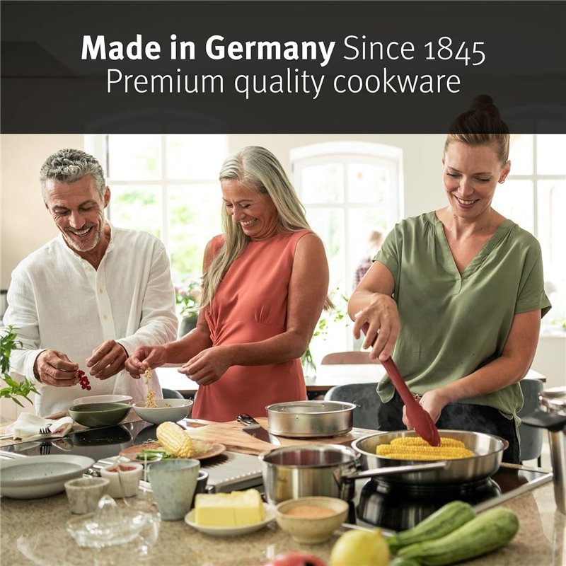 Image secondaire de Fissler Vitavit Premium Poêle-Autocuiseur (1,8 l, Ø 18 cm) Marmite à Pression en Acier Inoxydable, 4 Niveaux de Cuisson, avec Pa