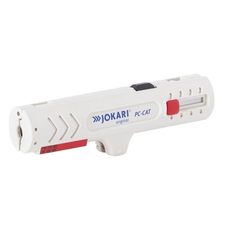 JOKARI® Original Stripper PC-Cat pour dénuder les câbles réseau Cat 5-7