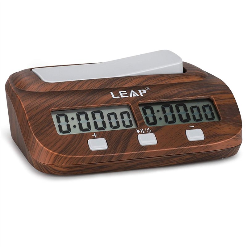 LEAP Horloge d'échecs Pendule d'Échecs Chess Clock chronomètre Professionnel d'échecs, Affichage de Précision Numérique de Haute