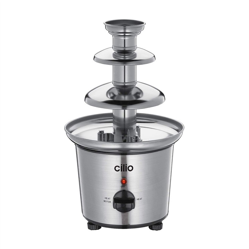 Cilio 490060 Fontaine à Chocolat Pérou Taille Unique Acier Inoxydable