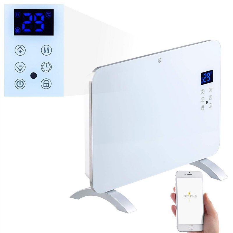 Image secondaire de Chauffage à convection connecté 1000 W compatible avec commande vocale EHZ-1000 [Sichler]