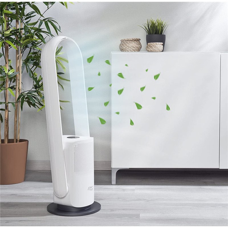 Image secondaire de Sichler Haushaltsgeräte Ventilateur connecté sans pale VT-400.app avec purificateur d’air