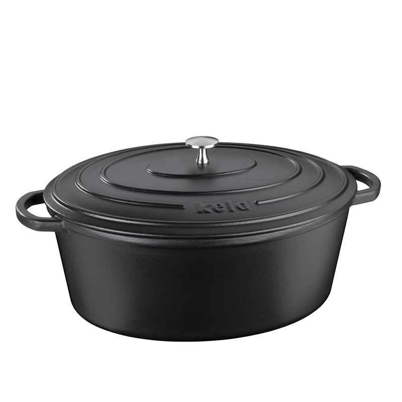 Kela Rôtissoire en fonte Calido, rouge, 6 litres