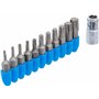3 mm (1/4") | profil T (pour Torx) | 11 pièces