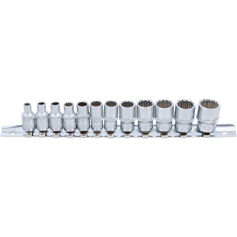 BGS 2755 | Jeu de Douilles, douze pans | 6,3 mm (1/4