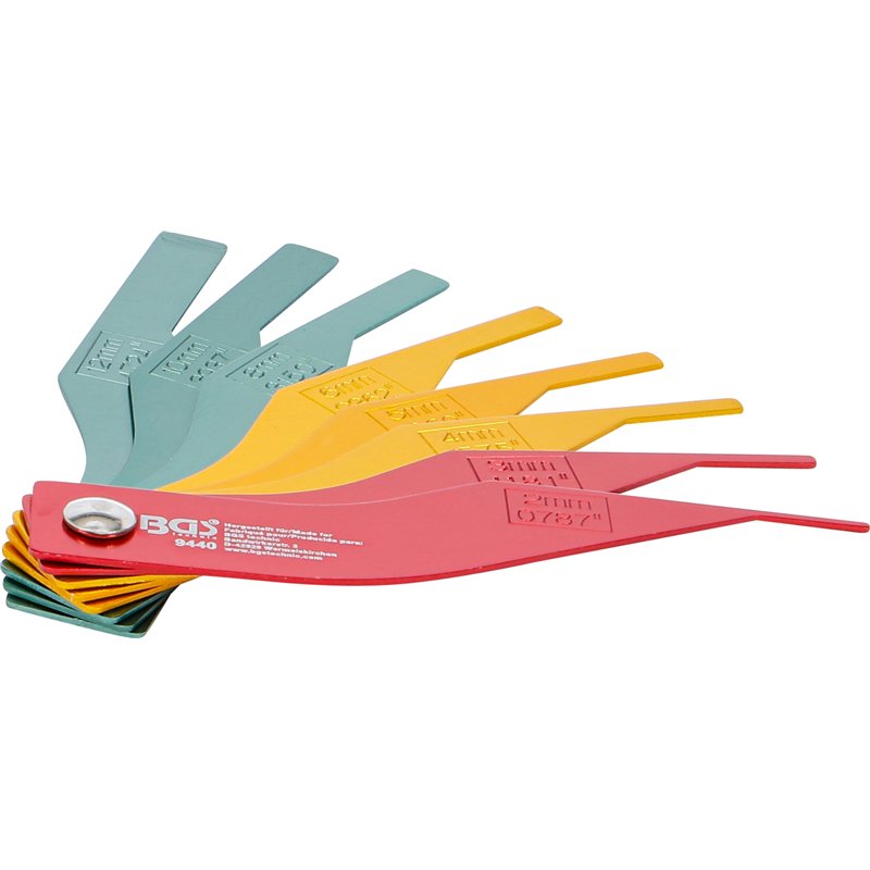 Image secondaire de BGS 9440 | Jeu de calibres d’usure de plaquettes de frein | aluminium| 8 pièces