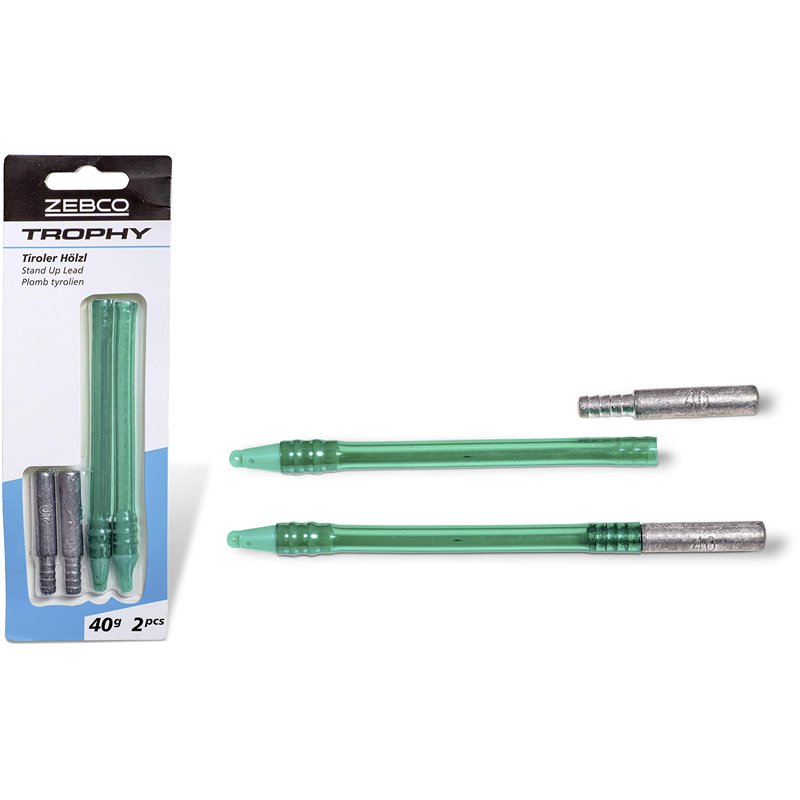 Zebco Trophy de qualité en Bois du Tyrol - Plomb de Base - Accessoire de pêche - Divers - 100 g